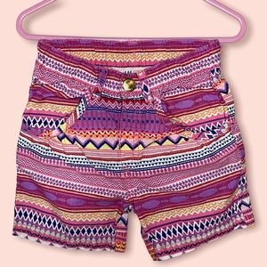 H&M Colorful Pattern Shorts with Pockets